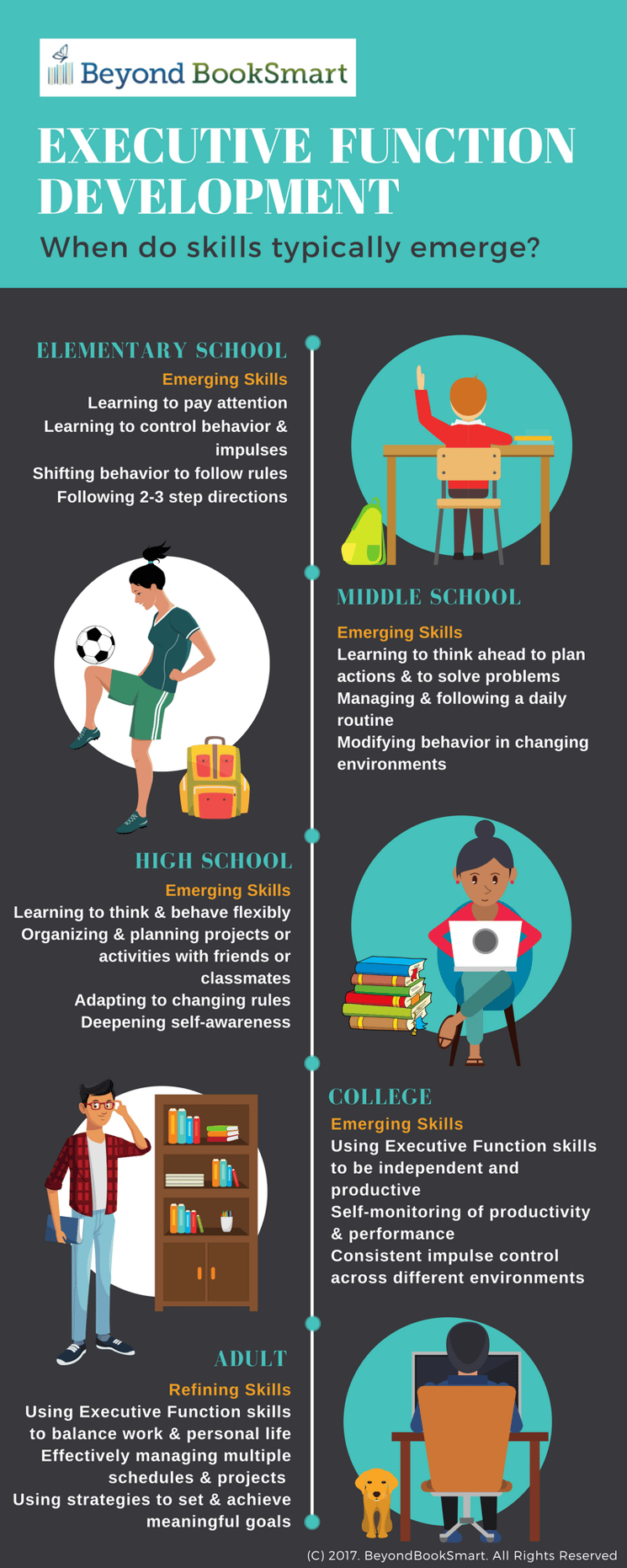 Infographic When Do Executive Function Skills Typically Emerge in